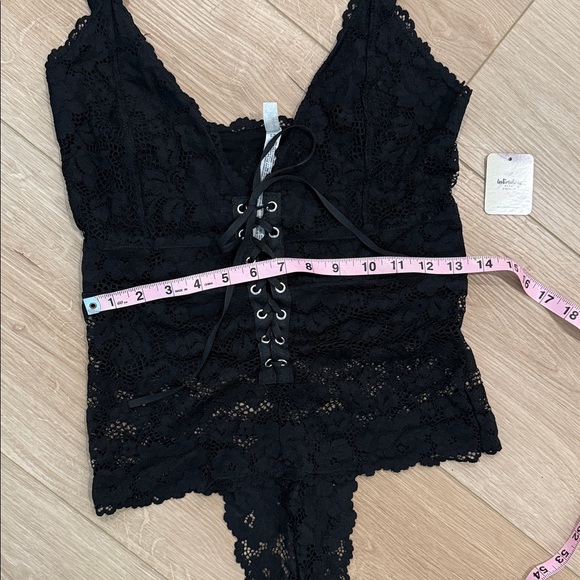 Intimately Free People Black Lace Bodysuit Lingerie - Picture 6 of 10